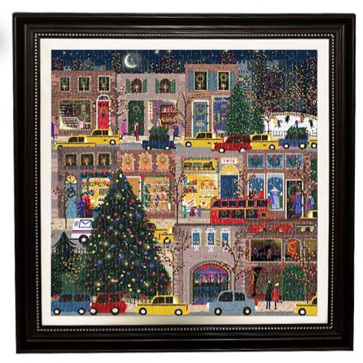 Winter Light 500-Piece Puzzle – Paper Jigsaw for Adults & Kids with Optional Glue and Night Light