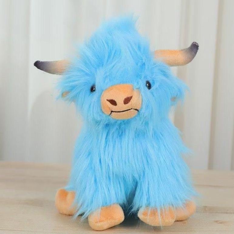 Highland Cow Scottish Highland Cattle Plush Toy, Cow Doll, Ugly Doll