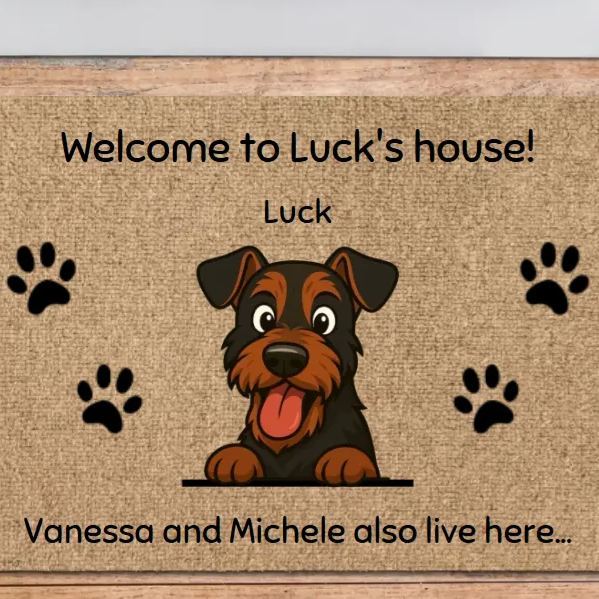 Custom Pet Cartoon Photo Bath Doormat Create Your Doormat Family Doormat Gift