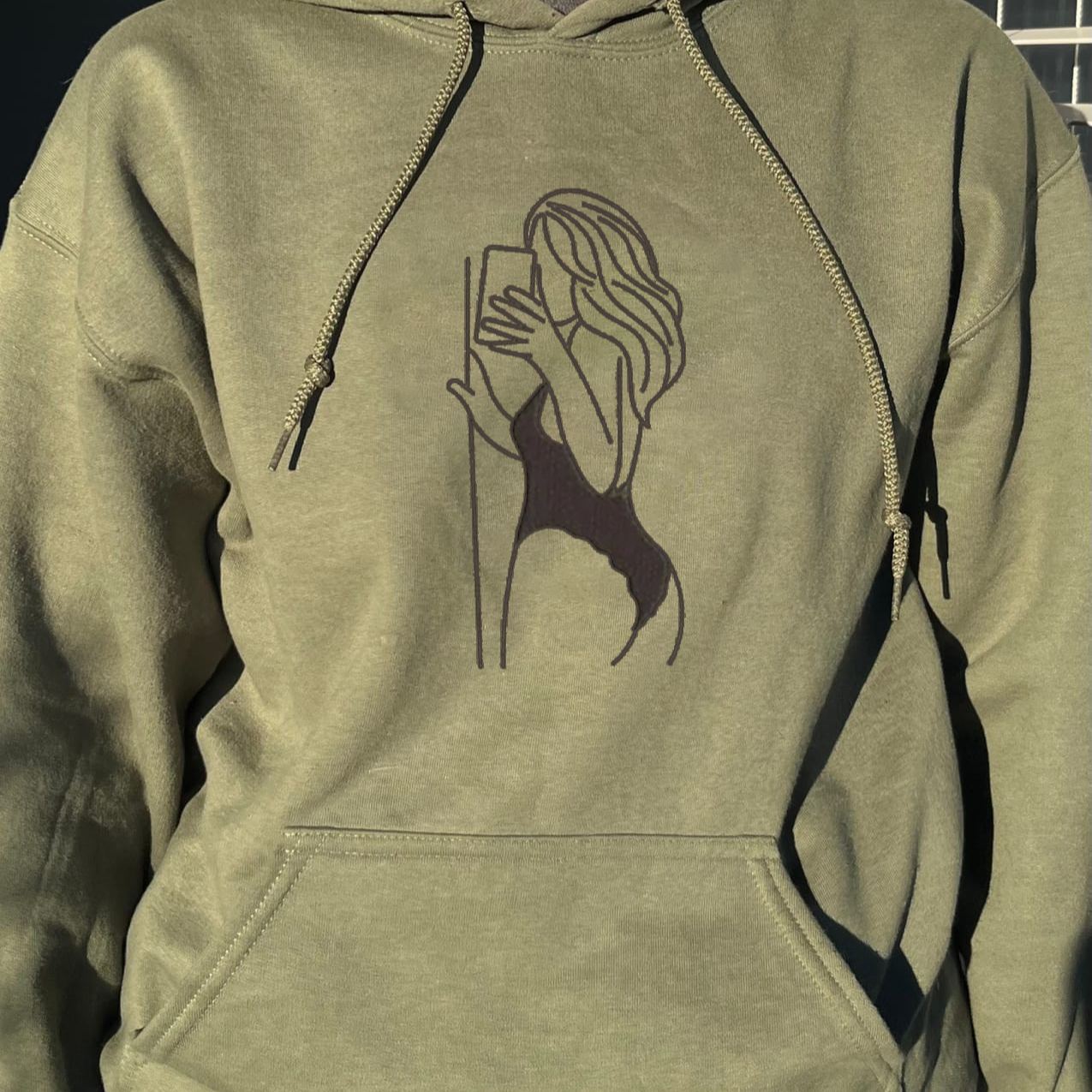 Spicy Custom embroidered Hoodie-Romantic Anniversary Keepsake Gift