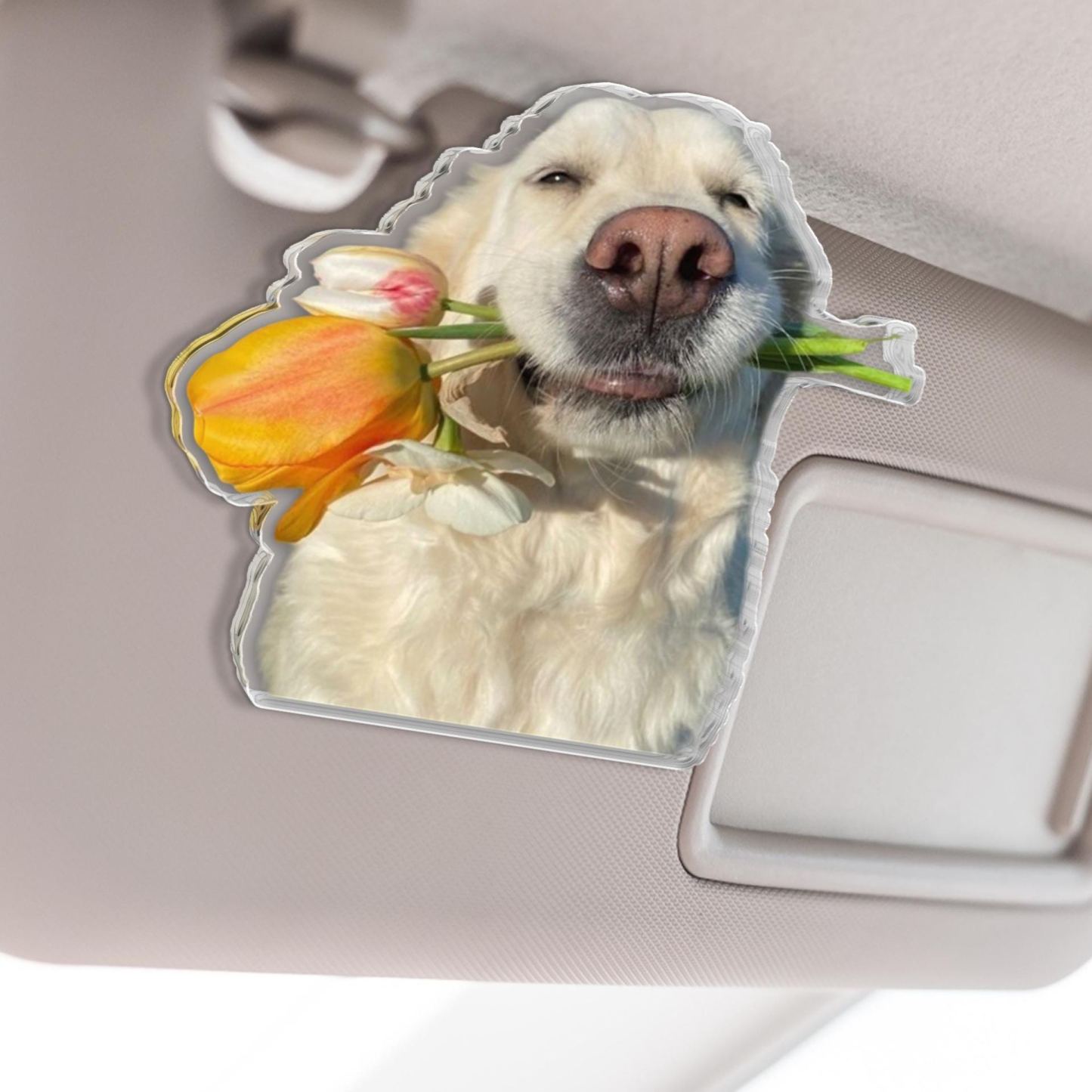 Personalized  Father's Day Gift For Dad, Custom Photo Car Visor Clip, Baby Photo Car Sun Visor Clip, Drive Safe Daddy, Gift For Husband