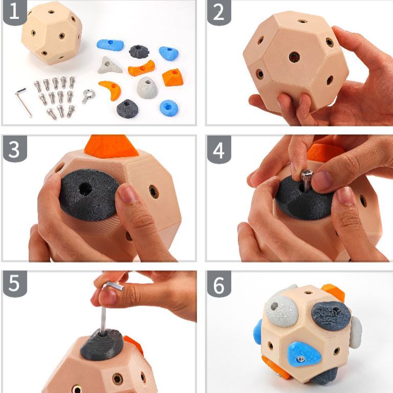 Handcrafted Climbing Block Climbing Grip Trainer