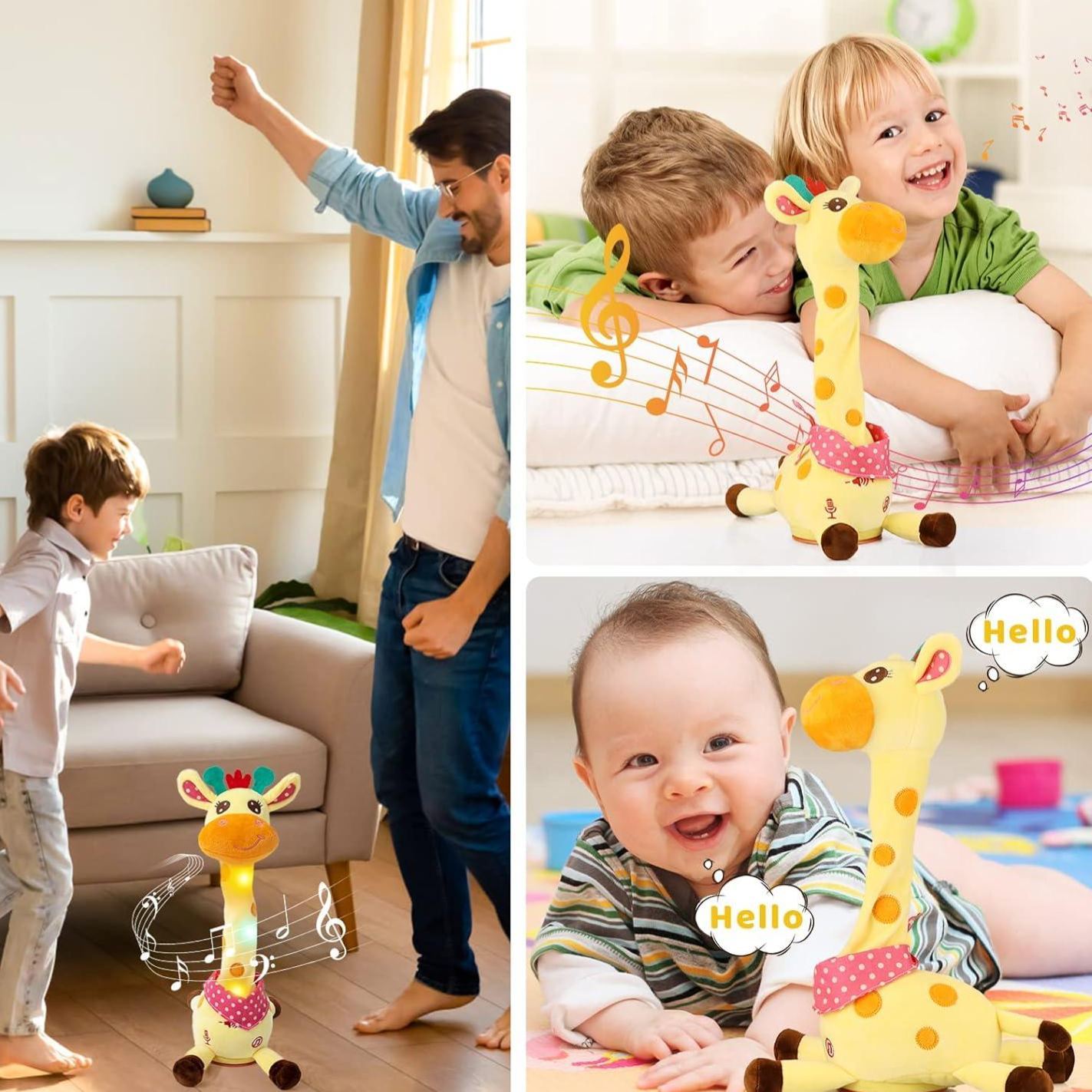 Nursery Rhymes Singing Dancing Animal Plush - SantaSocks