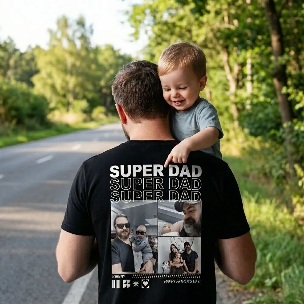 Personalized Mom & Son / Mom & Daughter / Dad & Daughter Shirt - Modern Typography Family Love Quote Tee for Parents - SantaSocks
