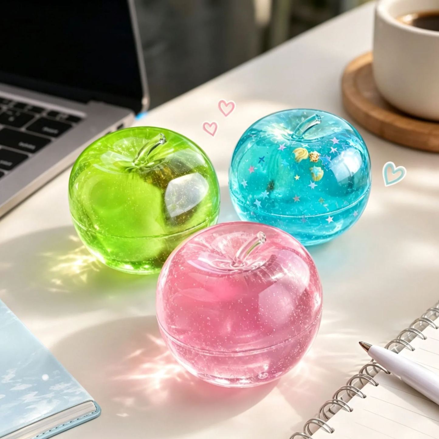 Malt Candy Squishy Toy, Green Tea & Green Apple Scented Style TPR Stretchable Fidget Toy, Moldable Slow Rising Stress Relief Squeeze Toy, Sensory Decompression Toy - SantaSocks