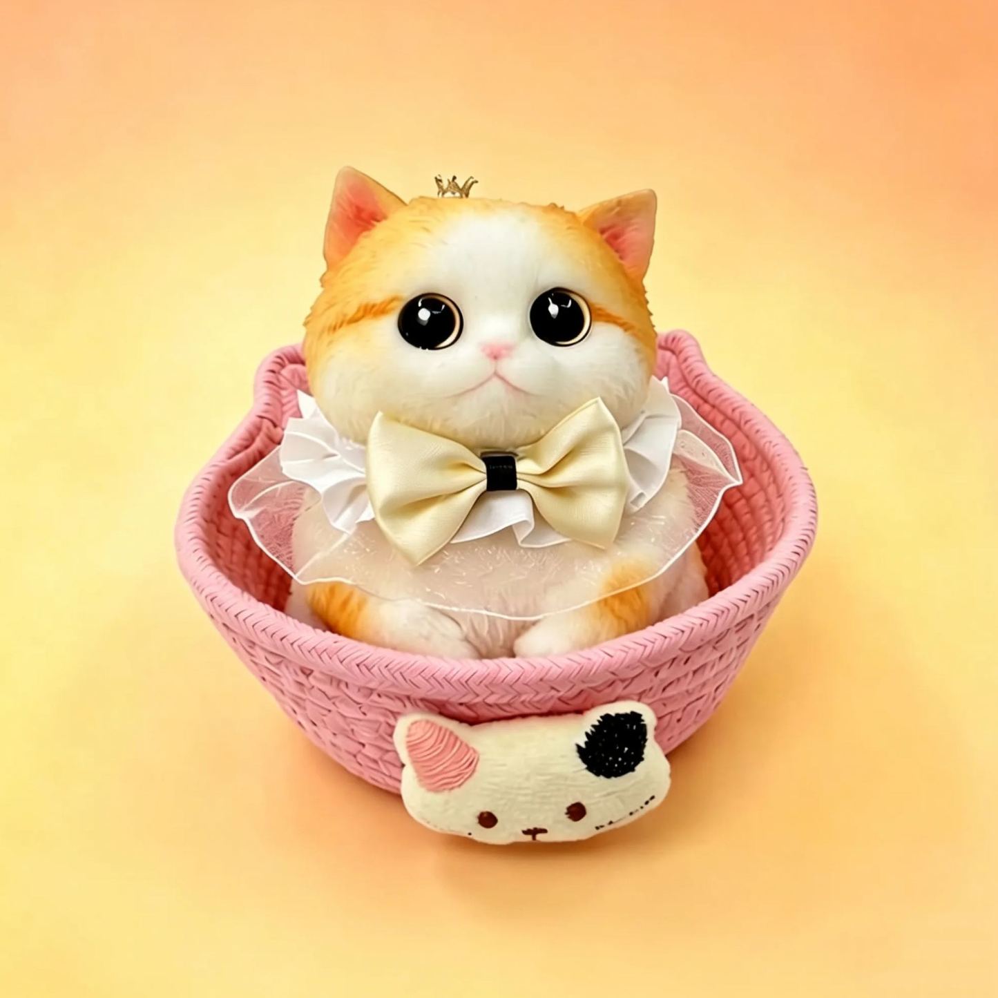 Cute Pink Cat Squishy Toy Slow Rising Stress Relief Toy Soft Gel Kawaii Cat Doll Desk Decor Birthday Gift for Girls & Friends - SantaSocks