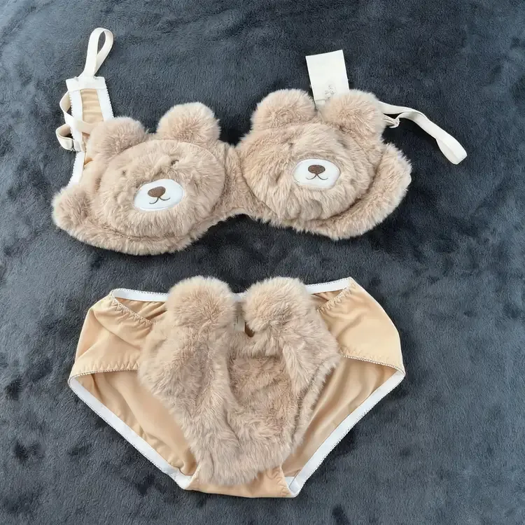 Plushy Set 2-Pieces Lingerie Set