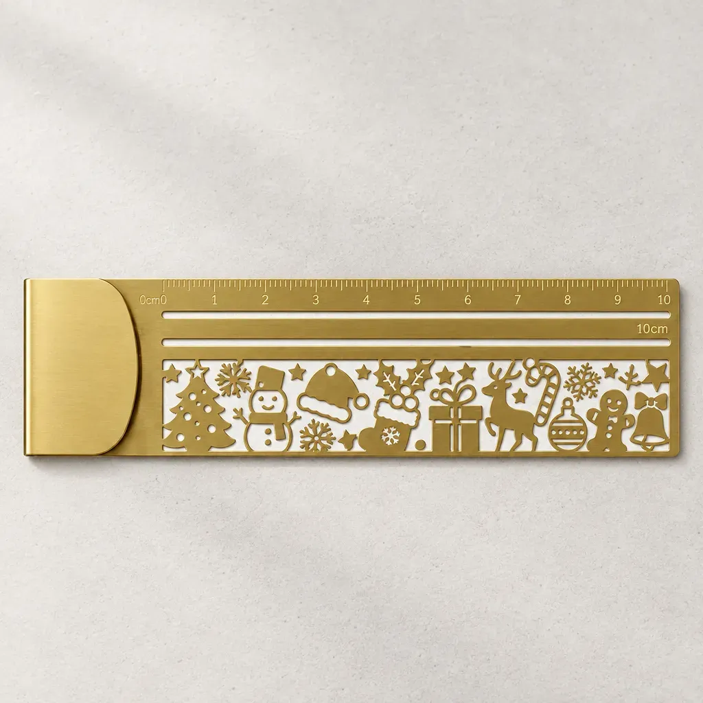 Cat-Themed Laser Cut Journal Template Ruler Set – Perfect Christmas Gift for Cat Lovers & Crafters - SantaSocks