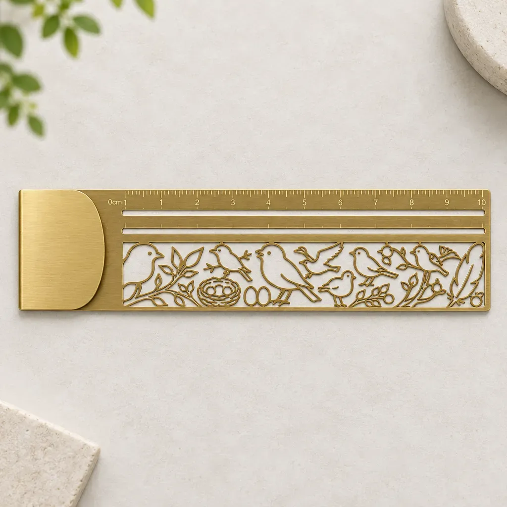 Cat-Themed Laser Cut Journal Template Ruler Set – Perfect Christmas Gift for Cat Lovers & Crafters - SantaSocks