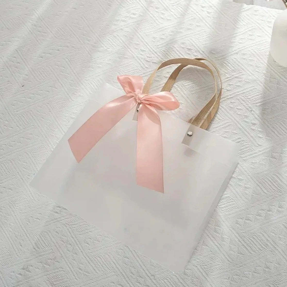 Bridesmaid Favors, Personalized Clear Tote Bag, Flower Girl Gift, Bachelorette Party Favor Gifts
