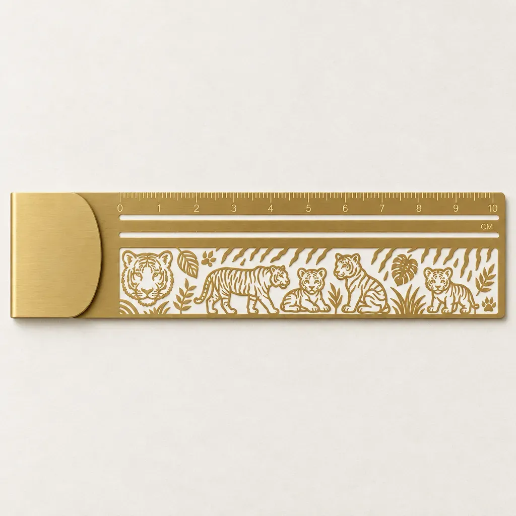 Cat-Themed Laser Cut Journal Template Ruler Set – Perfect Christmas Gift for Cat Lovers & Crafters - SantaSocks
