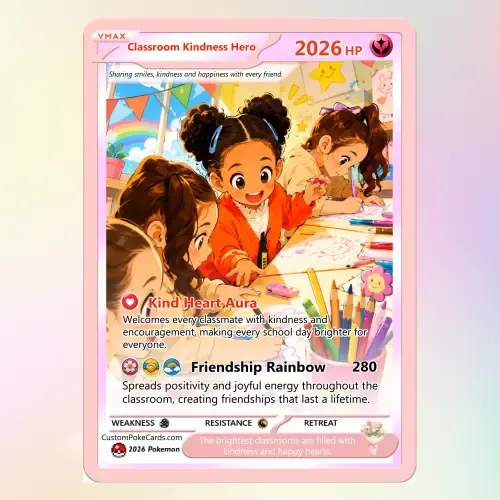 First Grade Custom Poke Card, First Day of School Personalized Card, Customizable Animated Gift from Parents for Kids - Kindergarten Graduation Gift - SantaSocks