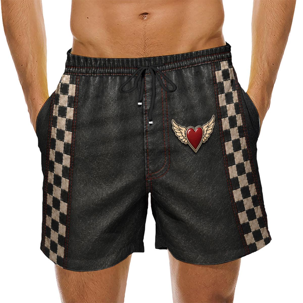 Men's Funny Beach Trunks for Summer Gift – Bold Design Swim Shorts for Birthday, Pool Party & Vacation