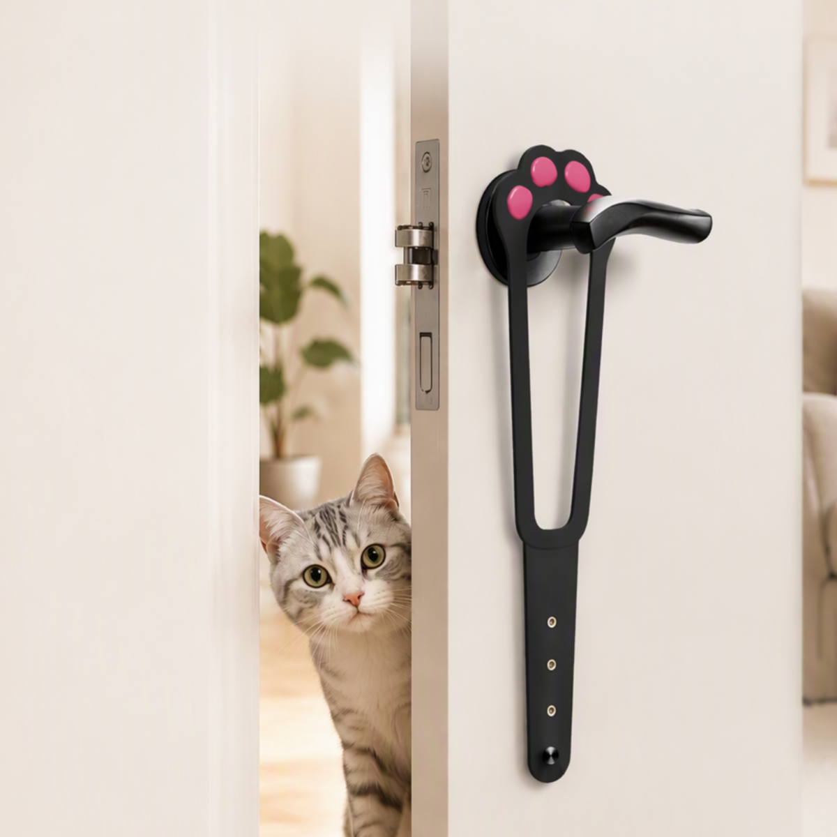 Cat Paw Mirror Handheld Compact Mirror for Women, Gift for Birthday, Christmas, Valentine's Day