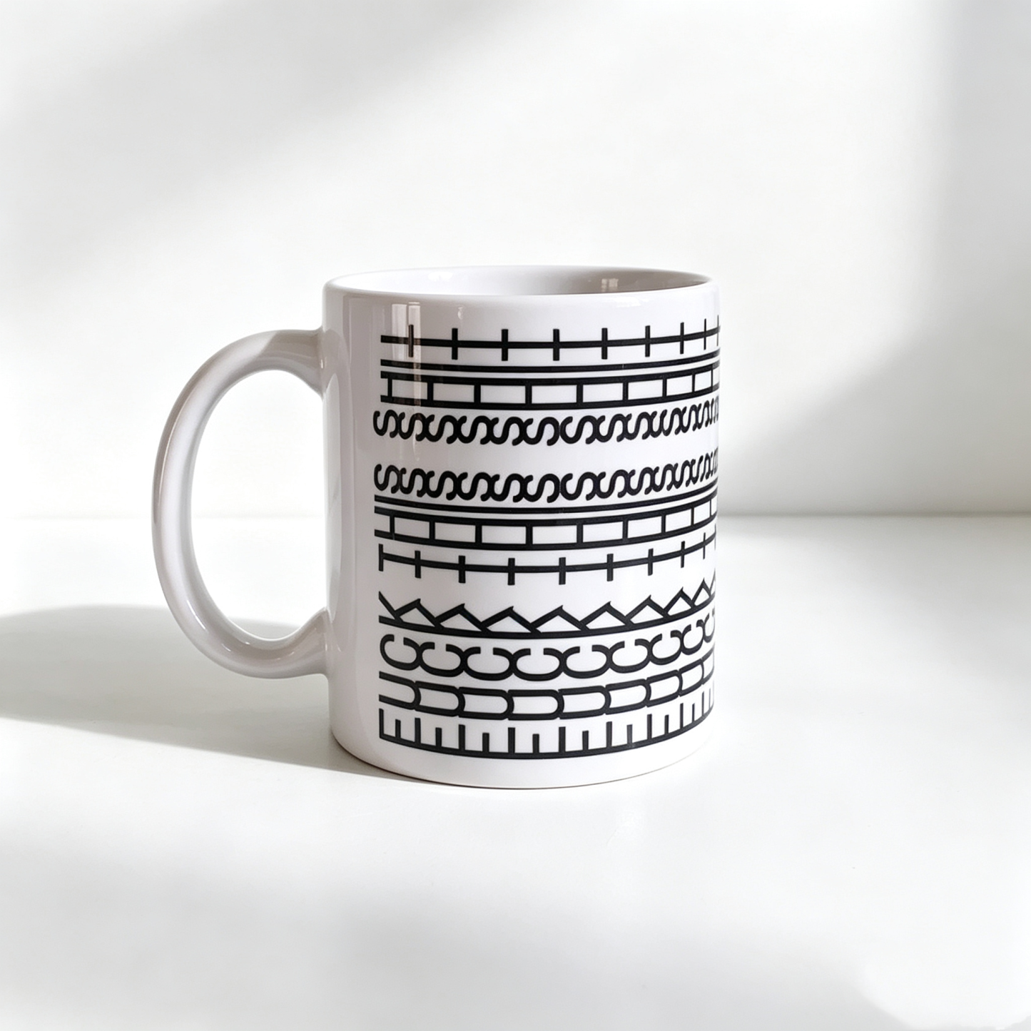 Custom Hidden Message Mug, Swear Message Coffee Mug, Gift for Best Friend, Funny Birthday Gift, Office Humor Gift for Coworker Coffee Mug