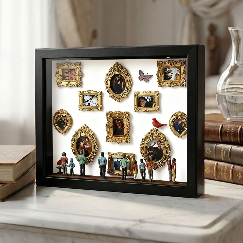 Museum of Us Frame Personalized Couples Gift for Her Cute Miniature Museum Gifts Meaningful Gift Valentine's Day Anniversary Gift - PhotoMoonLamp