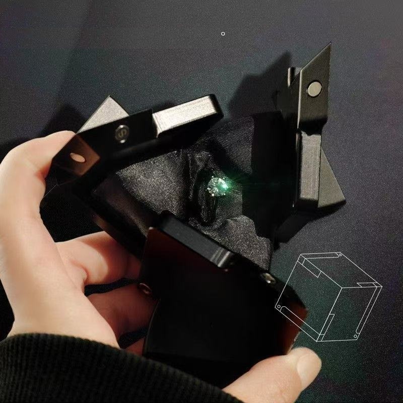 Kinetic Ring Box Magic Cube Deformation Jewelry Box Proposal Creative Surprise Ring Box For Girlfriend