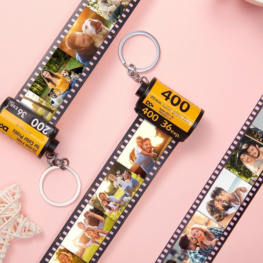 Custom Camera Film Roll Keychain Anniversary Gifts for Him/Her