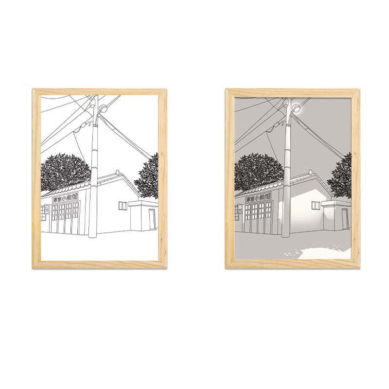 Painting Night Light Creative Sunshine Painting Lamp Home Decoration Gifts - photomoonlamp