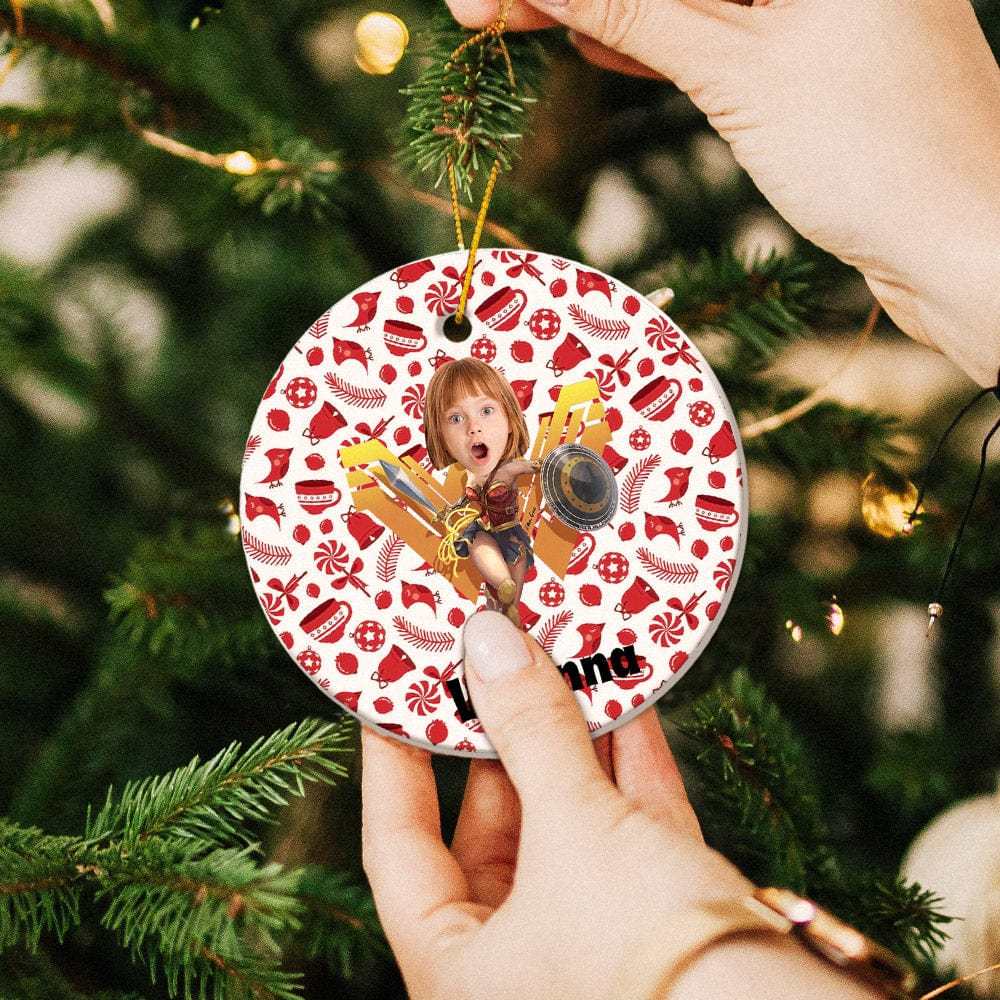 Photo Christmas Ornament Spiderboy Personalized Christmas Ornaments Christmas Gift for Kids - Giftlab