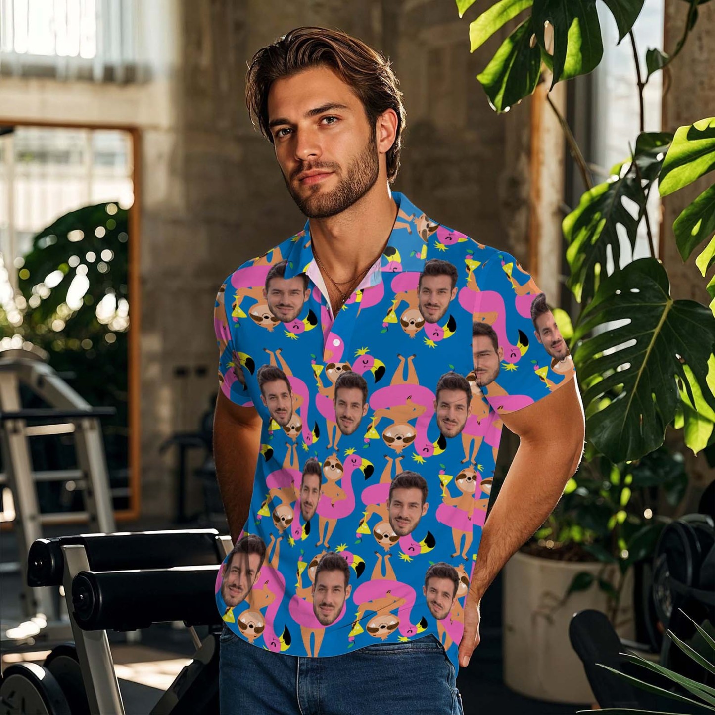 Custom Polo Shirt Personalized Cheerful Oktoberfest Golf Polo Shirts with Faces Or Logos Polo Gift Idea - PhotoMoonLamp