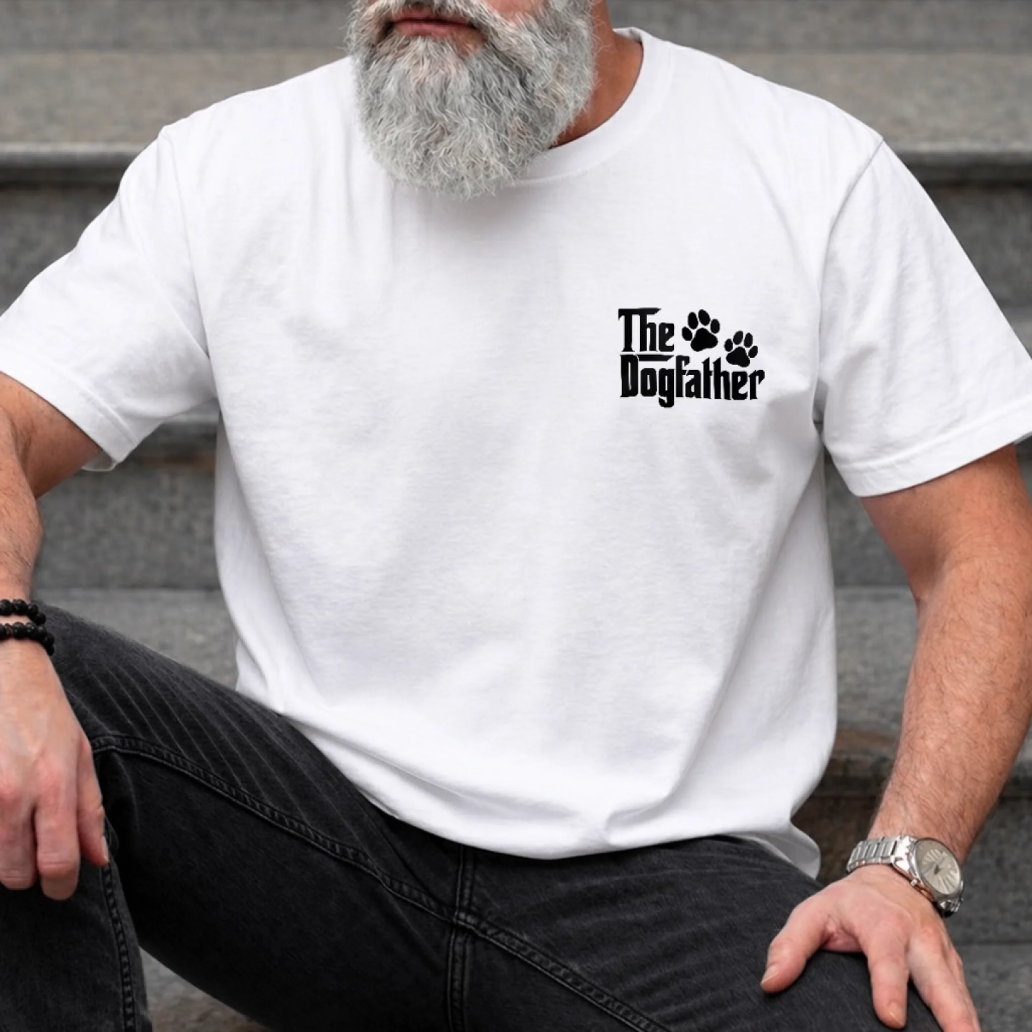 Custom Photo Unisex T-shirt Personalized Father's Day Birthday Gifts For Dog Cat Lovers, Dog Dad And Mom, Cat Owners - Home Is Where My Pets Are