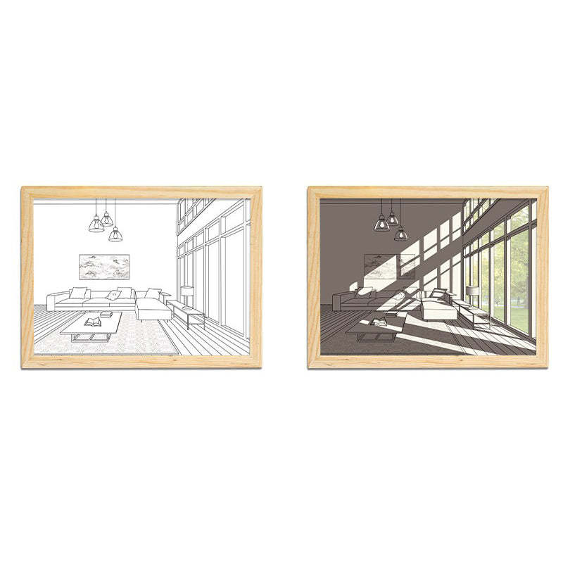 Painting Night Light Creative Sunshine Painting Lamp Home Decoration Gifts - photomoonlamp
