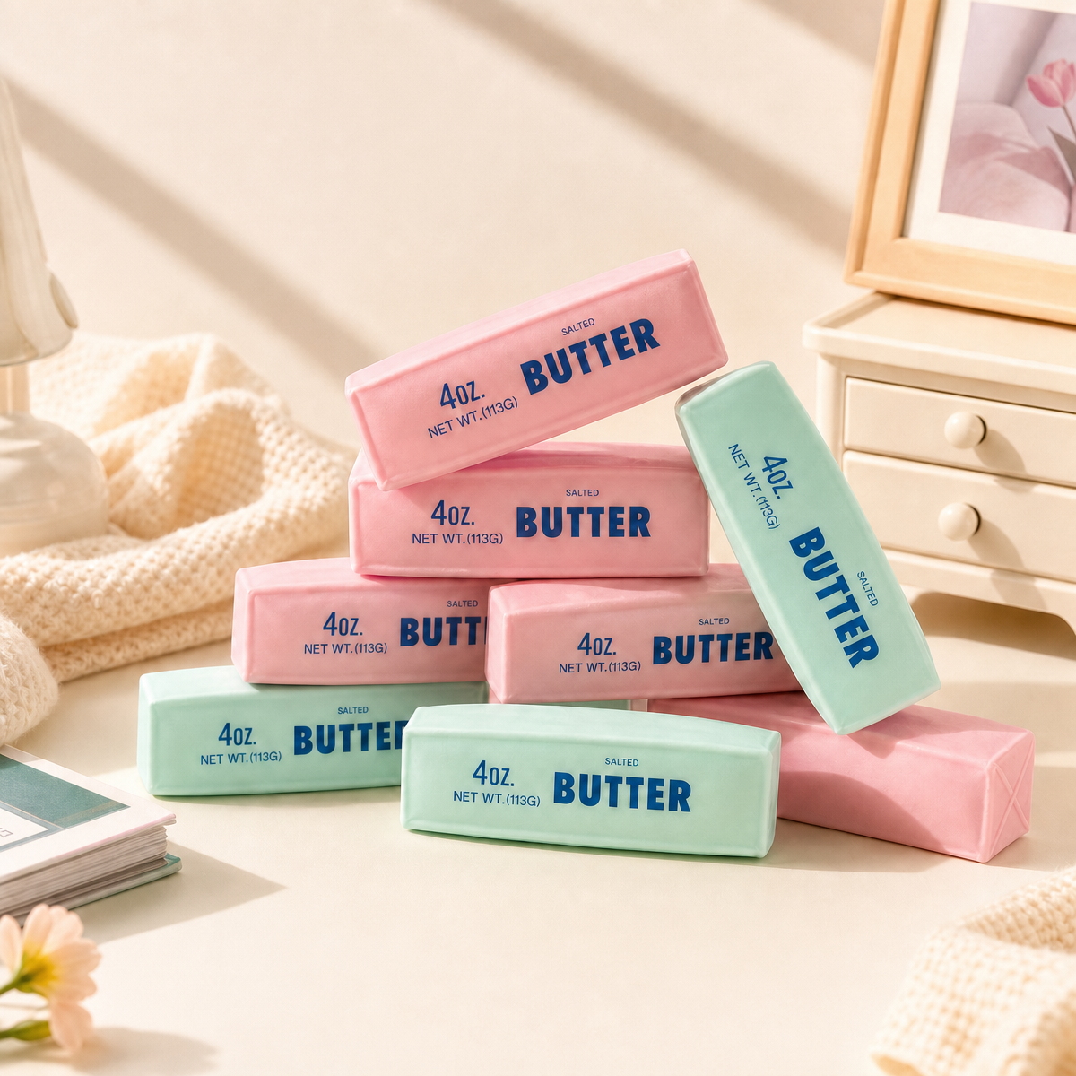Butter Stick Squishy Toy - Slow Rising Sensory Fidget Stress Relief Gift
