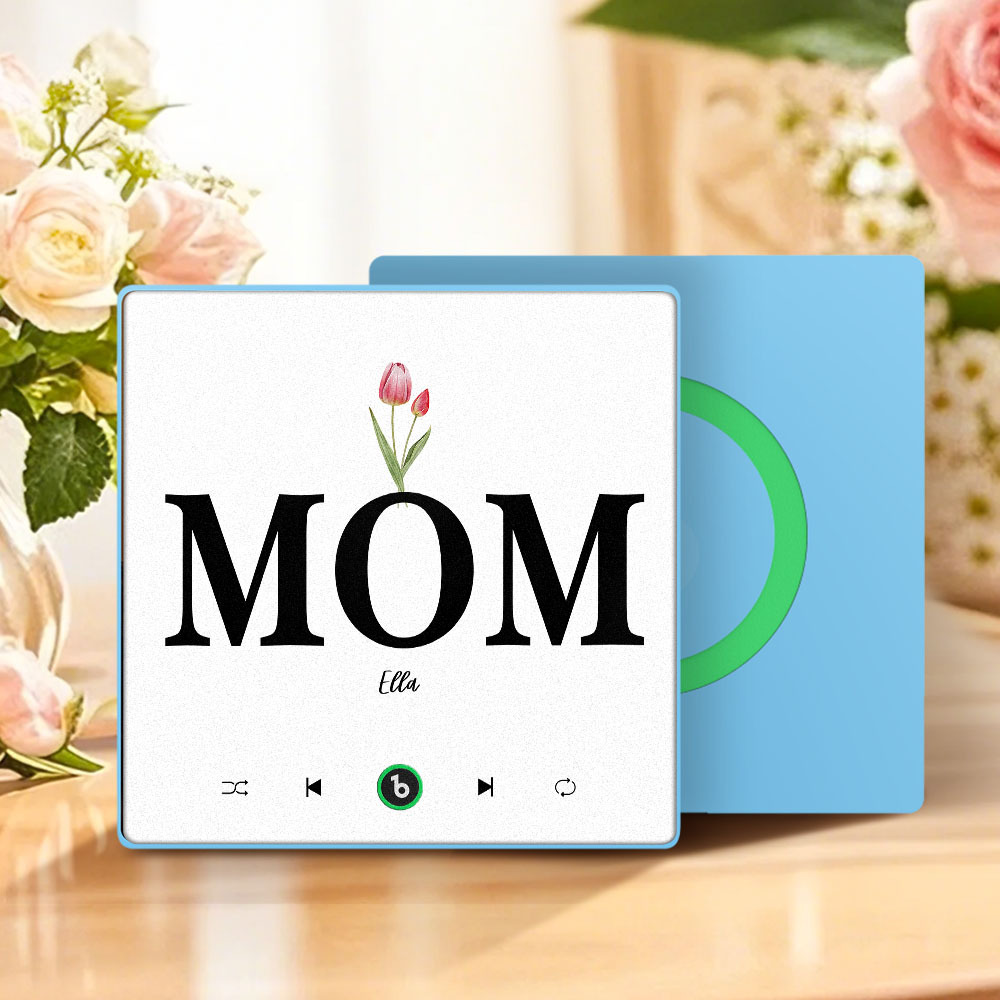 Mother's Day Gift Custom Music Fridge Magnet Colorful Frame Album Fridge Magnet Music Wall Photo Sticker Can Play Songs Gift for Mom