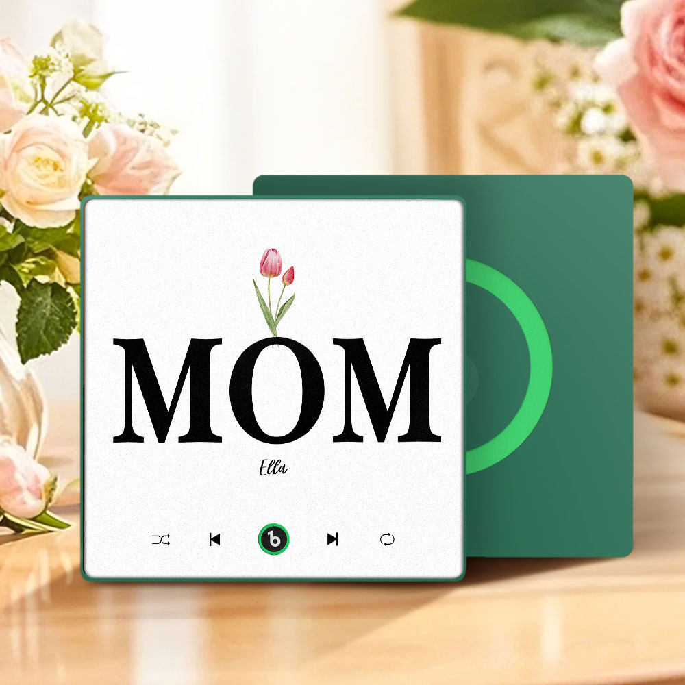 Mother's Day Gift Custom Music Fridge Magnet Colorful Frame Album Fridge Magnet Music Wall Photo Sticker Can Play Songs Gift for Mom