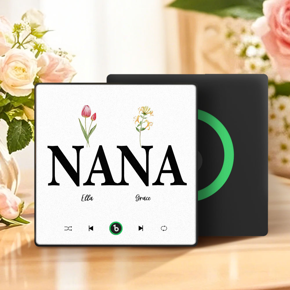 Mother's Day Gift Custom Music Fridge Magnet Colorful Frame Album Fridge Magnet Music Wall Photo Sticker Can Play Songs Gift for Mom