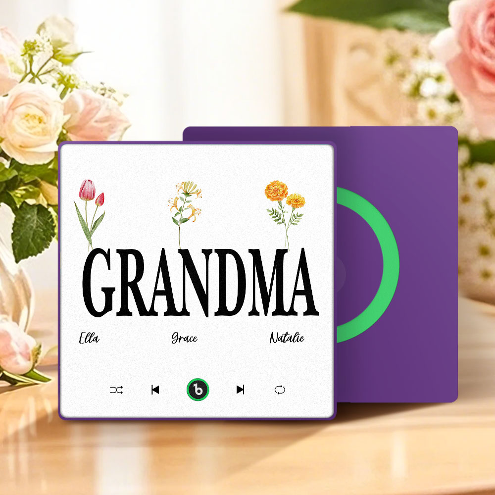Mother's Day Gift Custom Music Fridge Magnet Colorful Frame Album Fridge Magnet Music Wall Photo Sticker Can Play Songs Gift for Mom