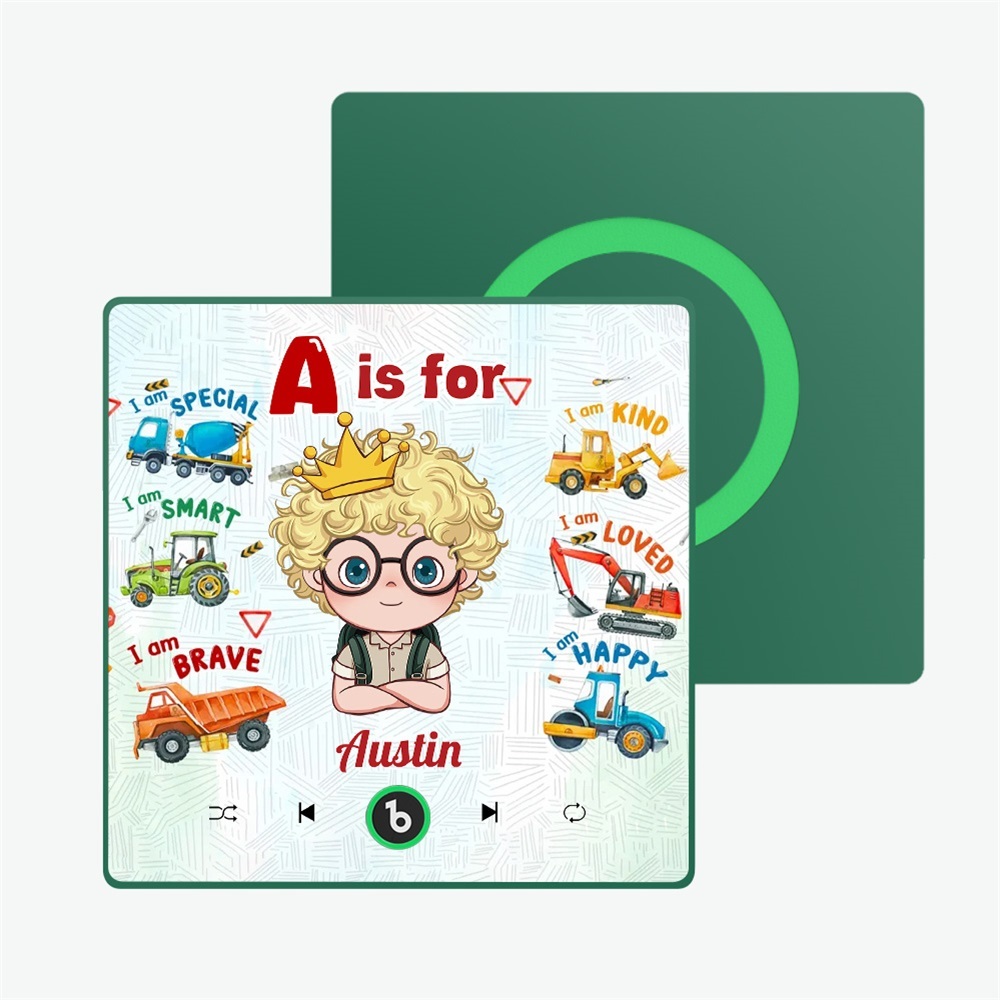 Colorful Album Fridge Magnet Music Wall Photo Sticker Custom Portrait Birthday Gift