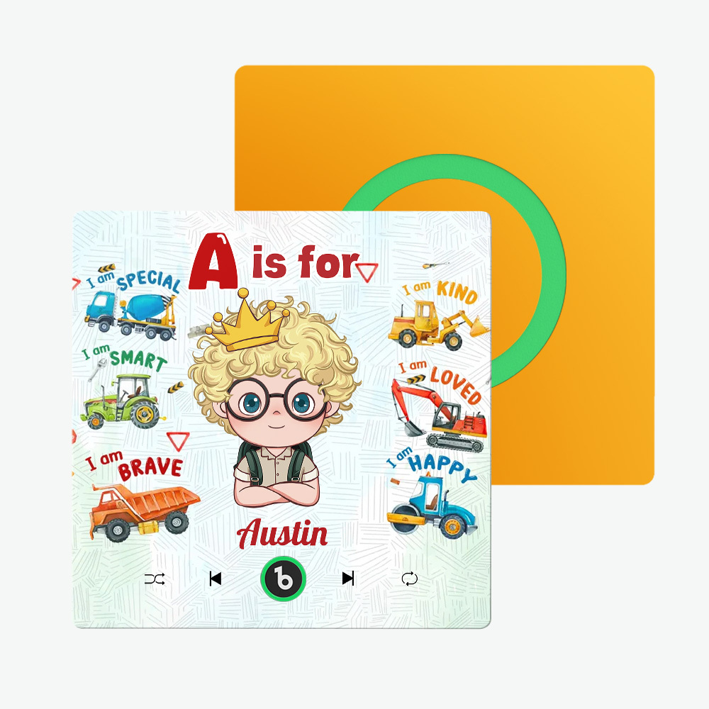 Birthday Gift Colorful Album Fridge Magnet Music Wall Photo Sticker Custom Portrait Fridge Magnet Gift