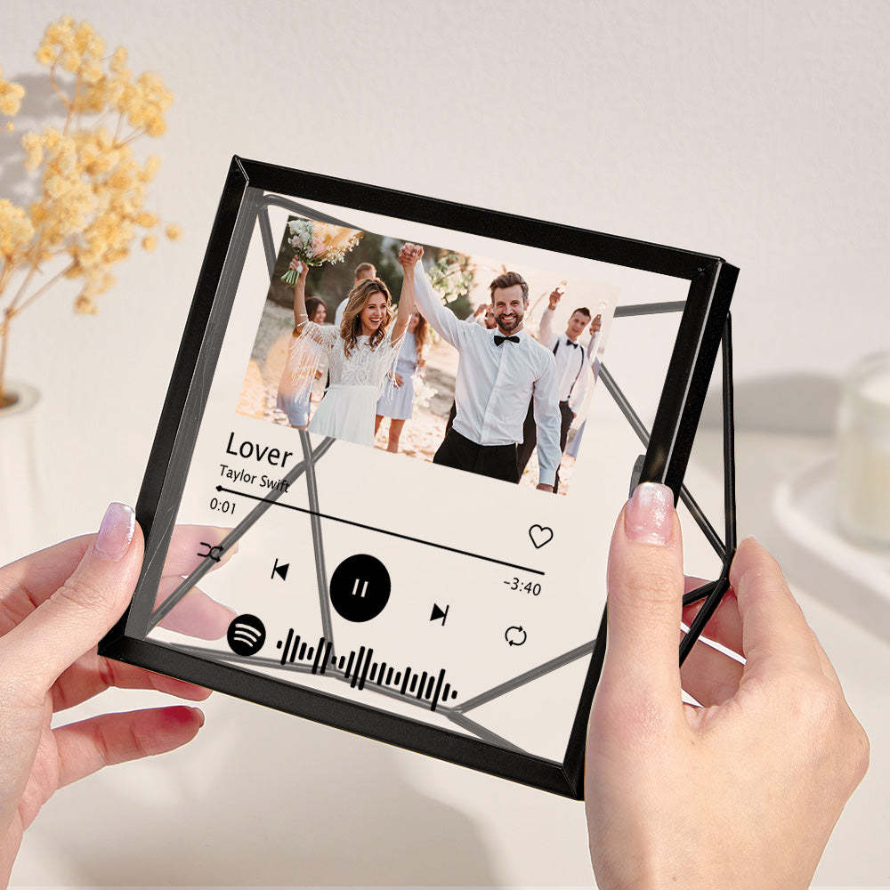 Custom Photo Spotify Acrylic Photo Frame Personalized Picture Gift - photomoonlamp