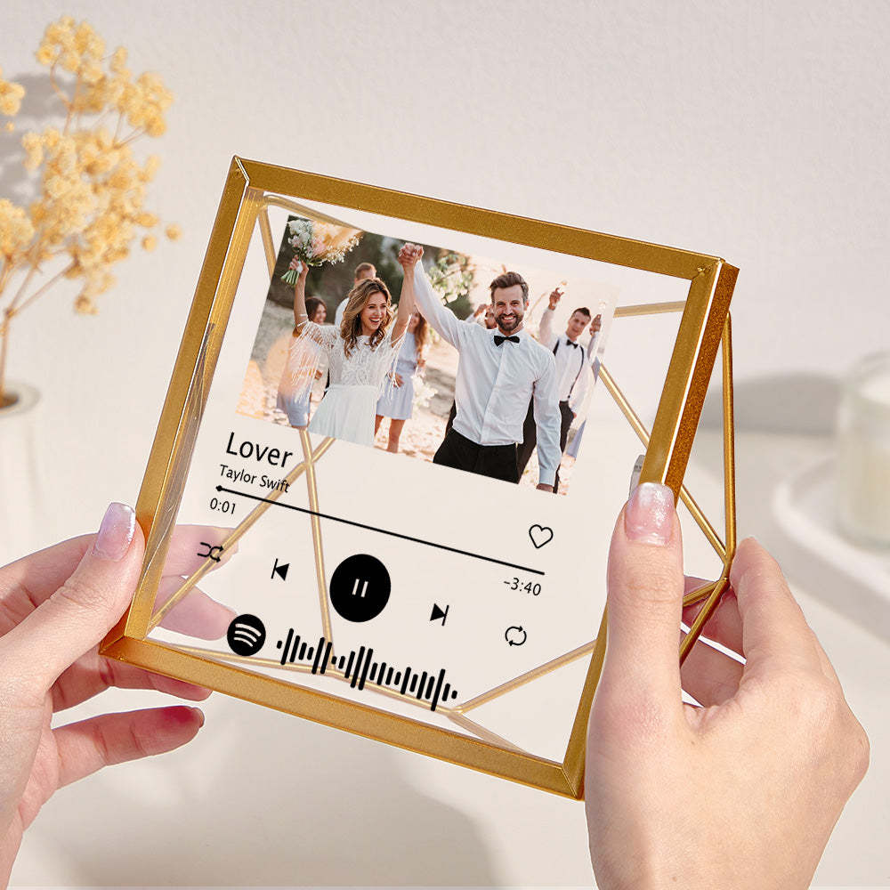 Custom Photo Spotify Acrylic Photo Frame Personalized Picture Gift - photomoonlamp