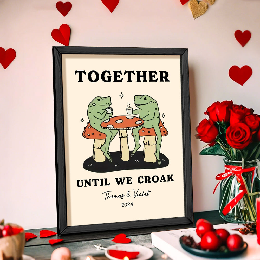 Personalized Custom Ornaments - Wedding Anniversary Gift Valentines's Day Gift