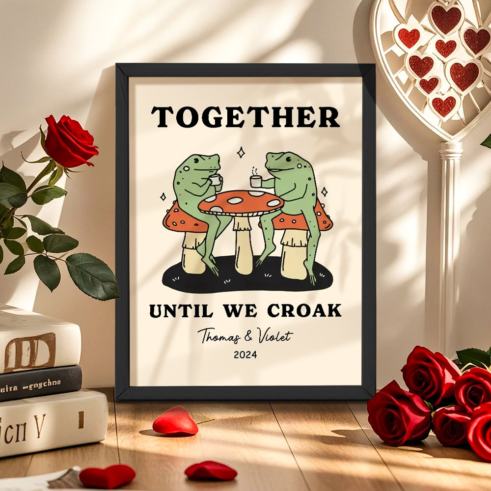 Personalized Custom Ornaments - Wedding Anniversary Gift Valentines's Day Gift