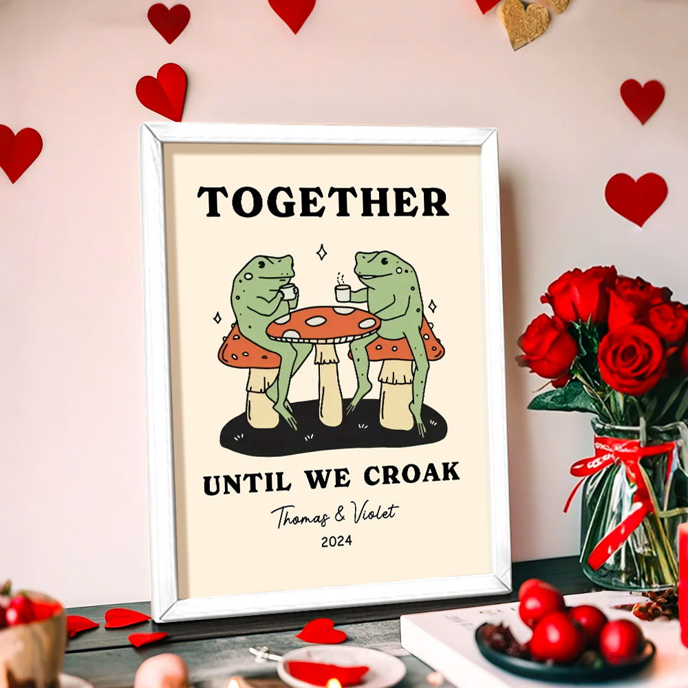 Personalized Custom Ornaments - Wedding Anniversary Gift Valentines's Day Gift