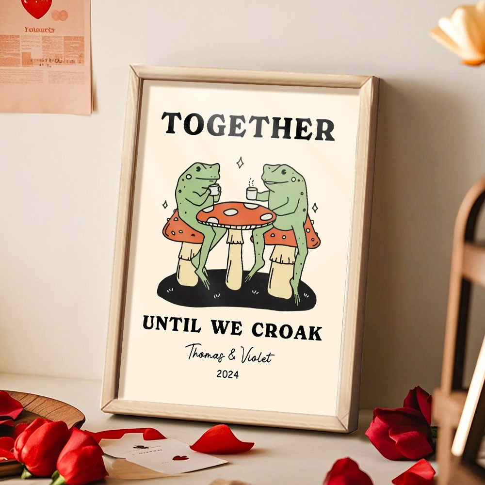 Personalized Custom Ornaments - Wedding Anniversary Gift Valentines's Day Gift