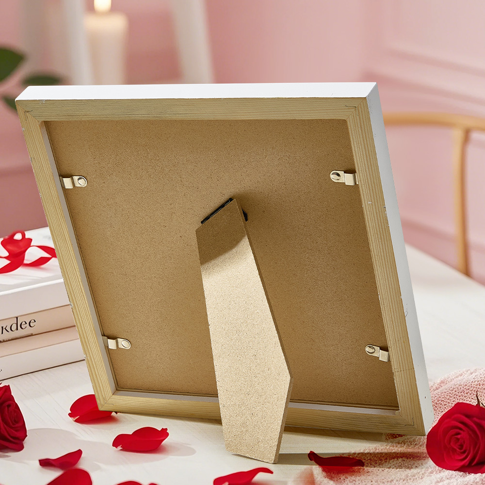 Custom Names Frame Desk Decoration Personalized Location Wedding Anniversary Day Gifts