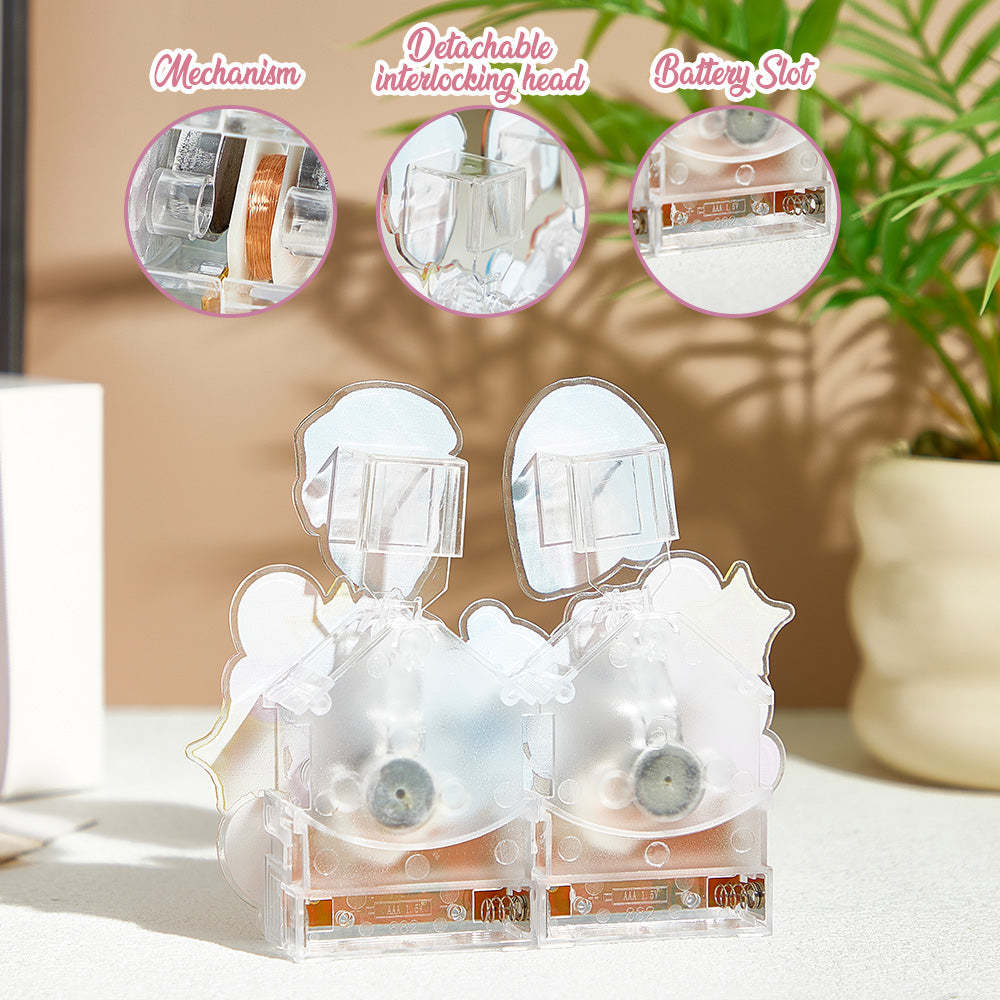 Personalized Face Drive Safe Couple Shaking Head Standee Gift for Couple - PhotoMoonLamp
