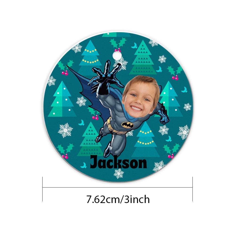 Photo Christmas Ornament Spiderboy Personalized Christmas Ornaments Christmas Gift for Kids - Giftlab