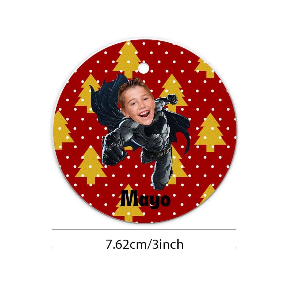 Photo Christmas Ornament Spiderboy Personalized Christmas Ornaments Christmas Gift for Kids - Giftlab