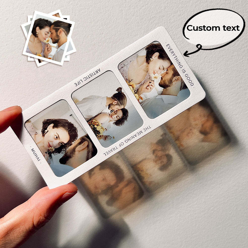 Custom Photo Light and Shadow Ornament Film Reversal Photo Projection Ornament - photomoonlamp
