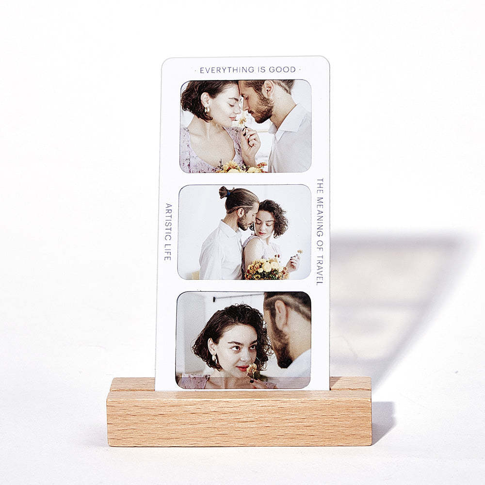 Custom Photo Light and Shadow Ornament Film Reversal Photo Projection Ornament - photomoonlamp