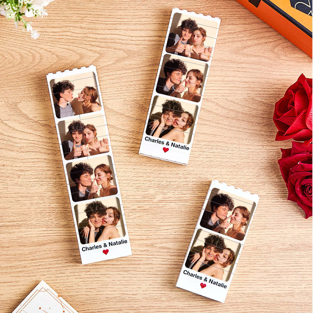 Personalized Photo Building Block Picture Brick Puzzle Gift for Lover - PhotoMoonLamp