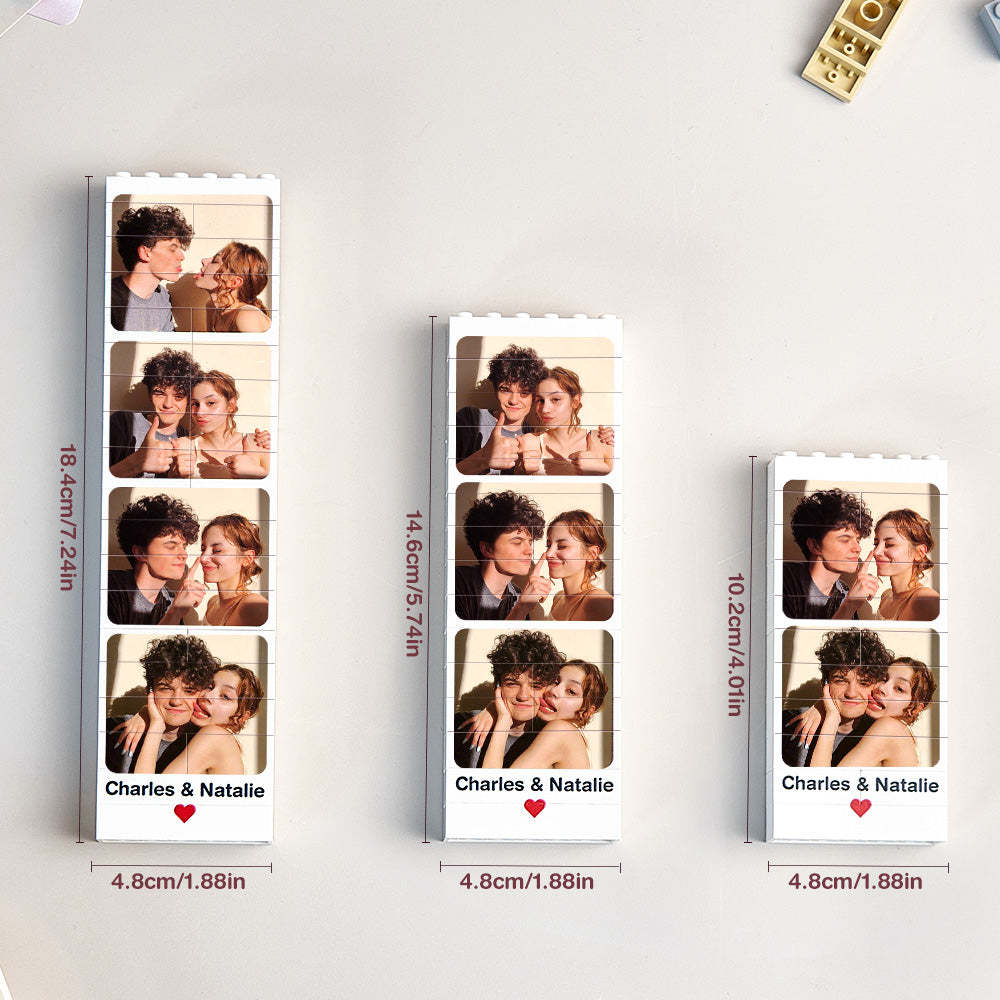 Personalized Photo Building Block Picture Brick Puzzle Gift for Lover - PhotoMoonLamp