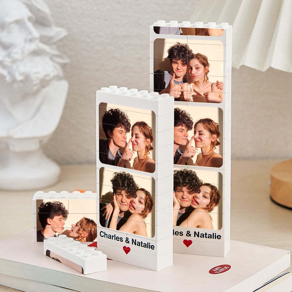 Personalized Photo Building Block Picture Brick Puzzle Gift for Lover - PhotoMoonLamp