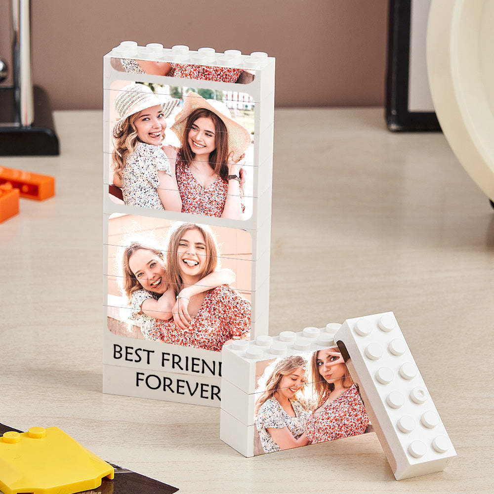 Personalized Photo Building Block Picture Brick Puzzle Gift for Best Friends - PhotoMoonLamp